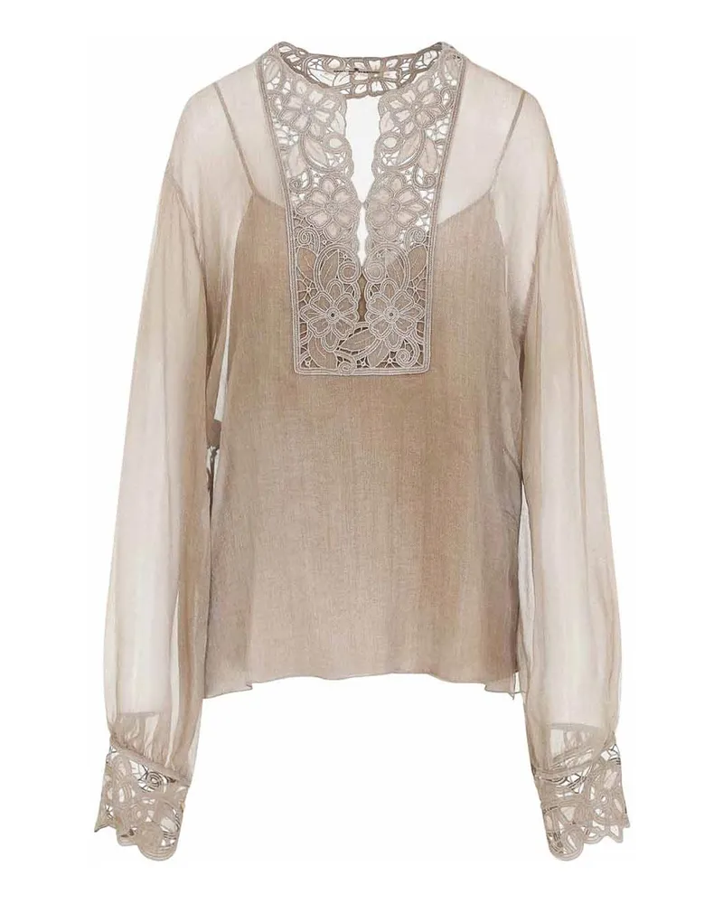 Ermanno Scervino Bluse - Denim Denim