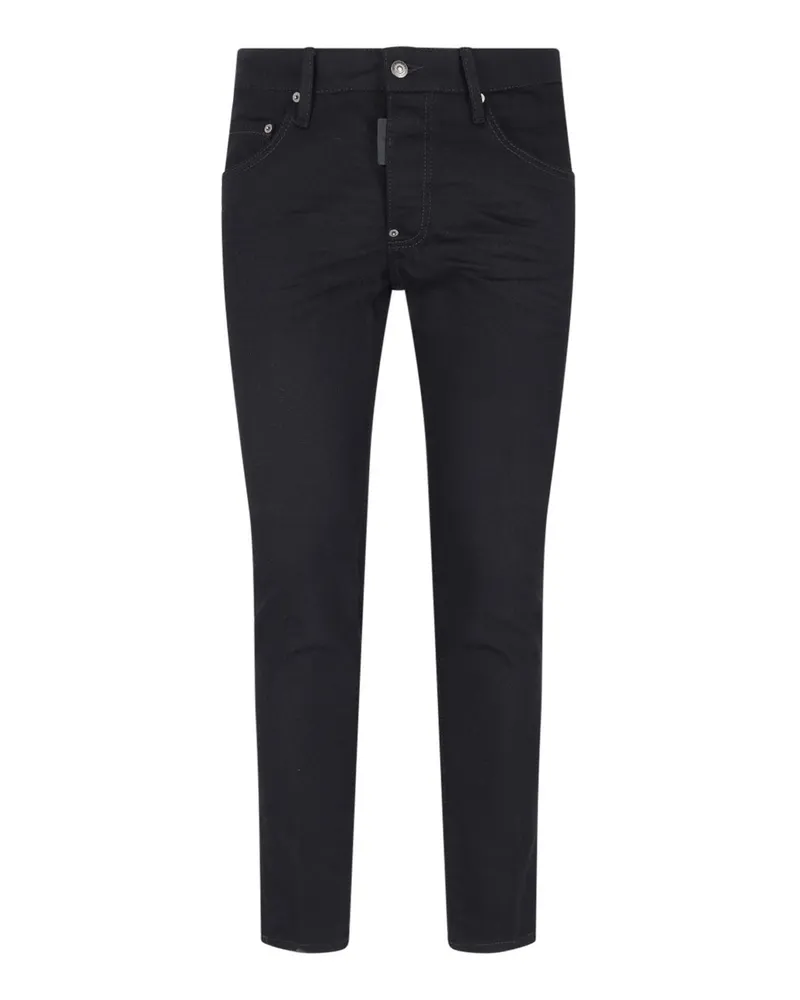 Dsquared2 Straight Leg Jeans - Schwarz Schwarz