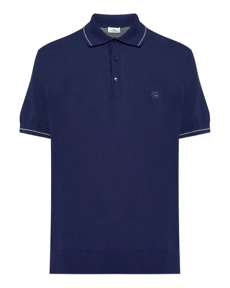 Etro Poloshirt - Blau Blau