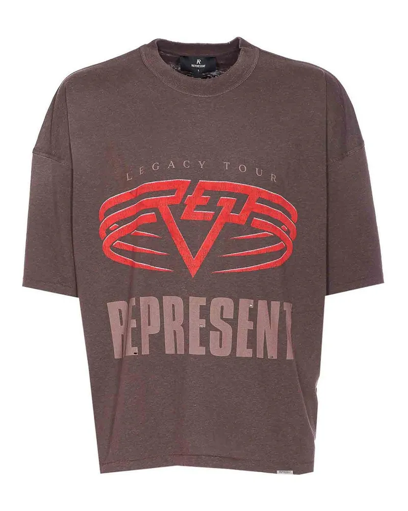 REPRESENT T-Shirt - Braun Braun