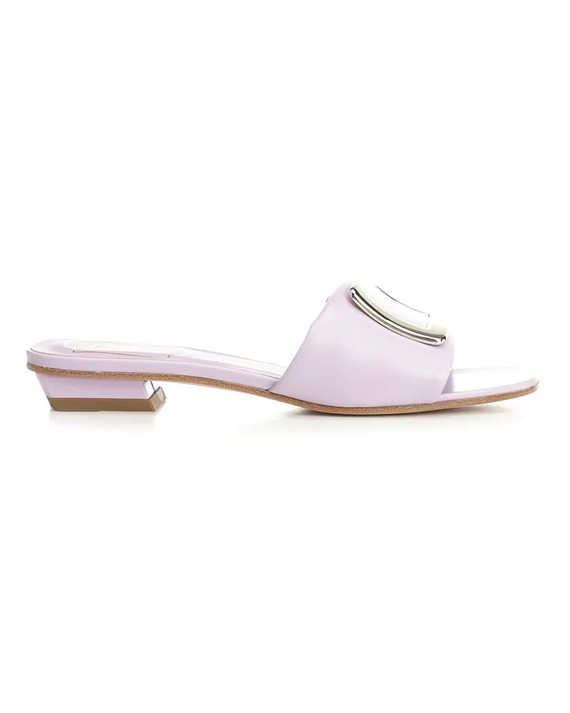 Roger Vivier Mules - Lila Lila