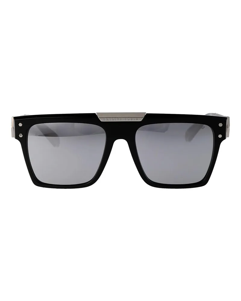 Philipp Plein Sonnenbrille - Schwarz Schwarz