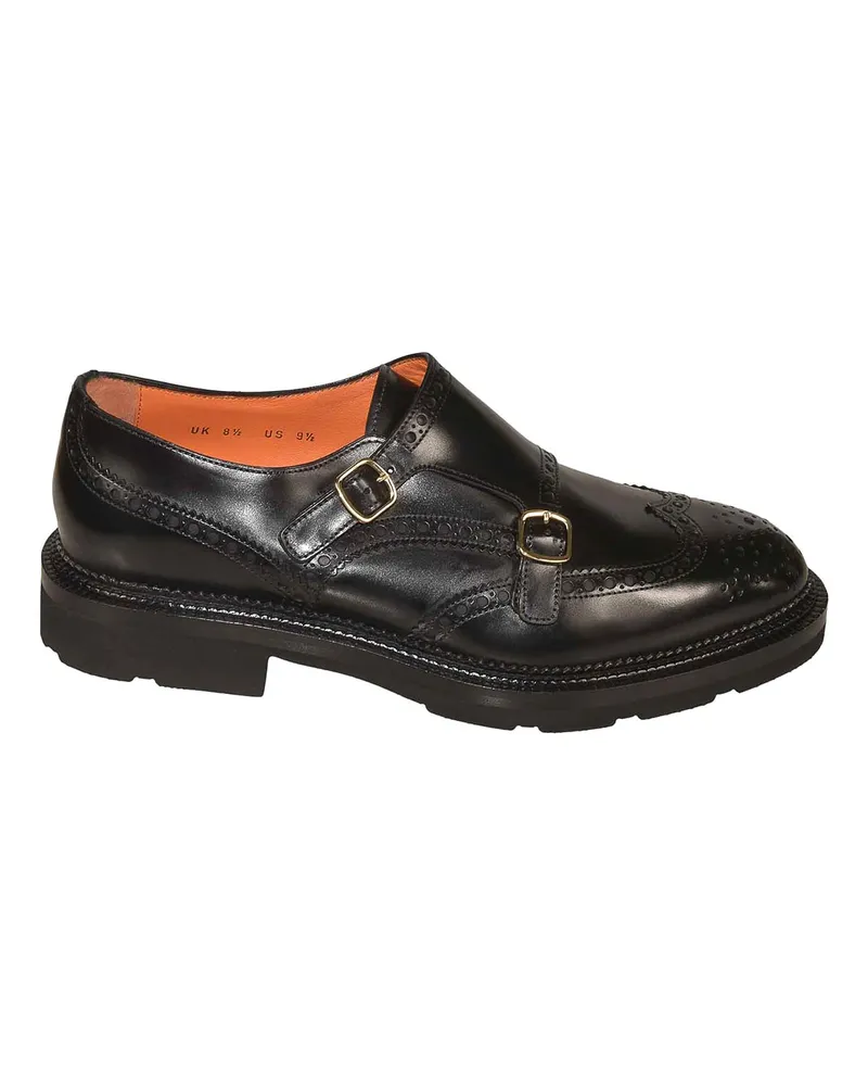 Santoni Mokassins - Schwarz Schwarz
