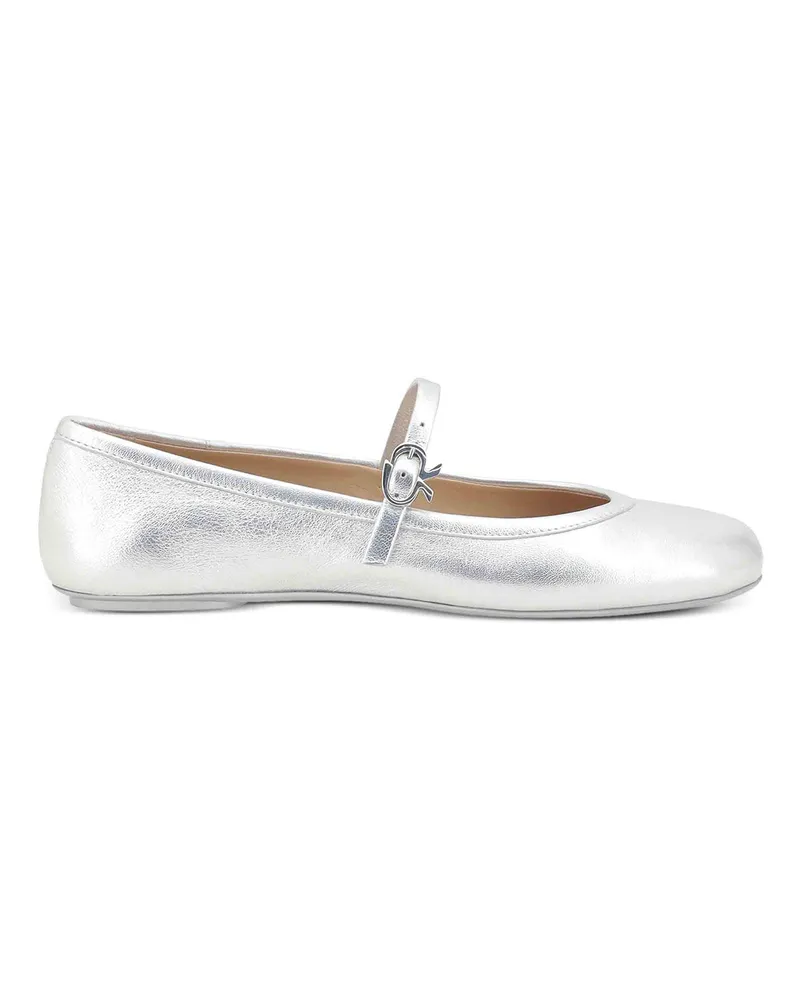 Gianvito Rossi Ballerinas - Silber Silber