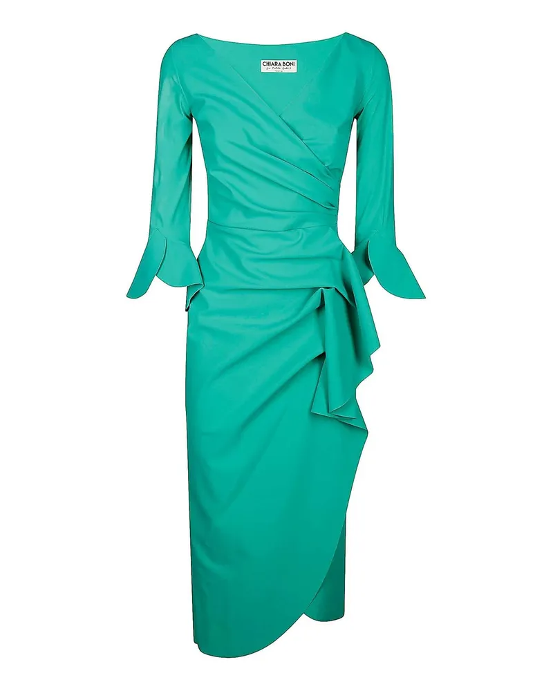 Chiara Boni Knielanges Kleid - Grün Grün