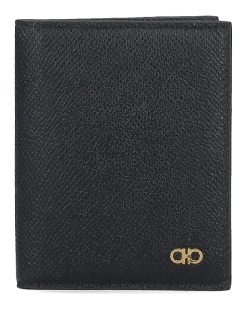 Ferragamo Portemonnaie - Schwarz Schwarz