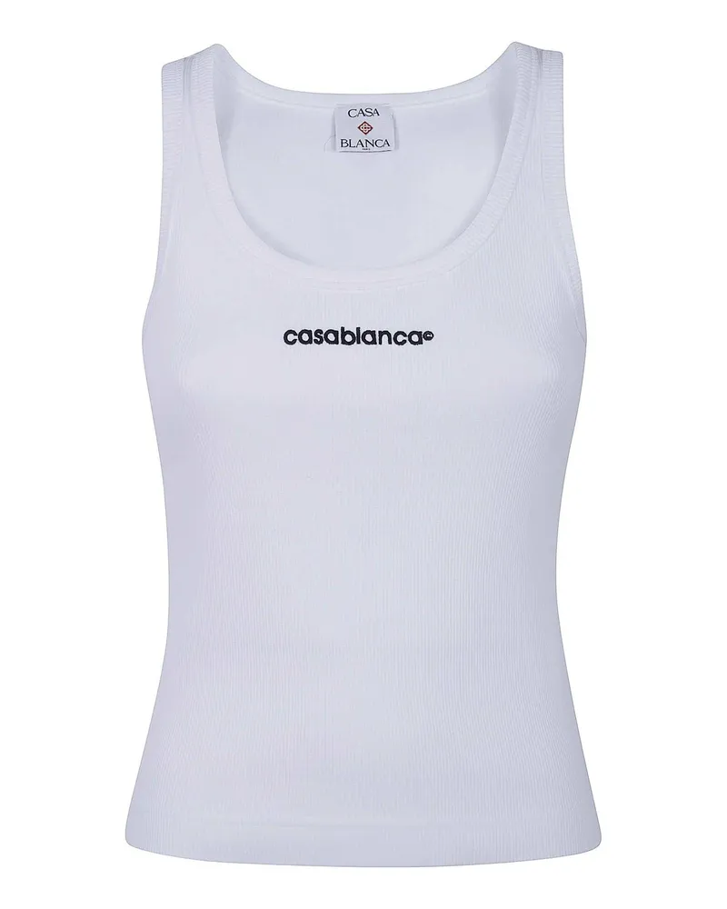 Casablanca Paris Top - Weiß Weiß