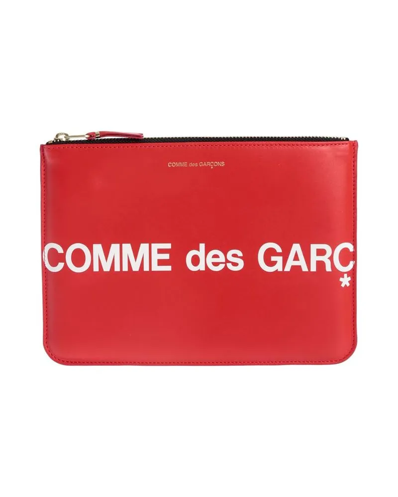 Comme des Garçons Geldbörse aus Leder Rot