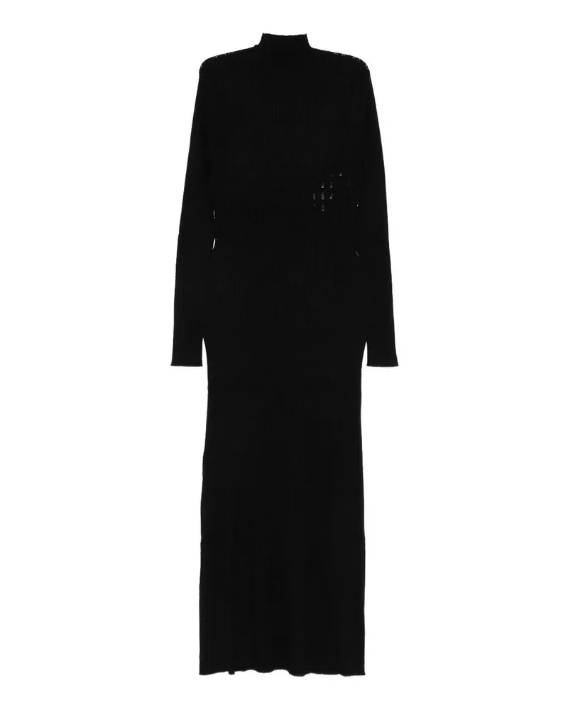 Twin-Set Knielanges Kleid - Schwarz Schwarz