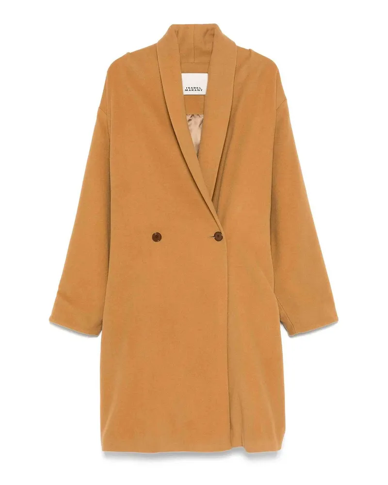 Isabel Marant Knielanger Mantel - Camel Camel