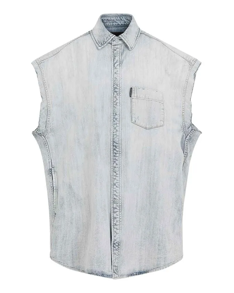 Balenciaga Hemd - Blau Blau