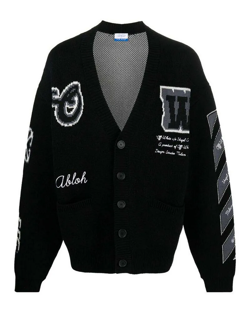OFF-WHITE Cardigan - Schwarz Schwarz
