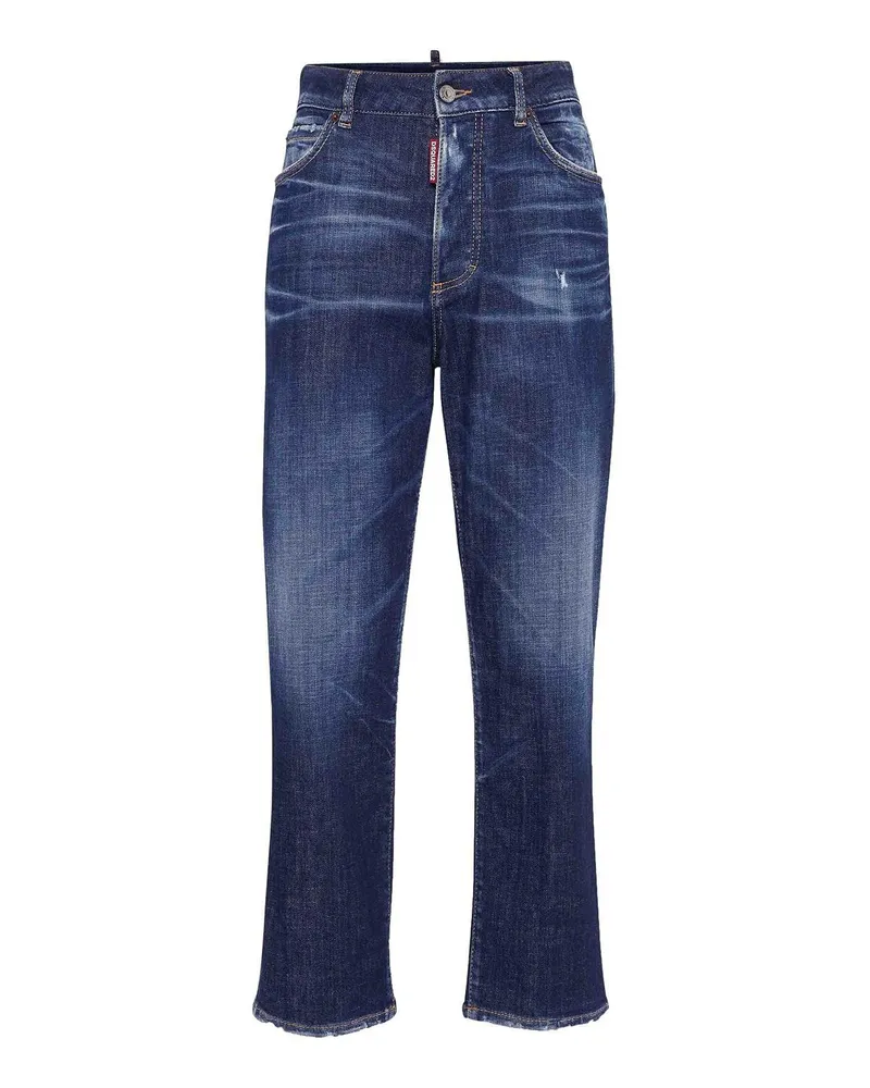 Dsquared2 Straight Leg Jeans - Dunkelblau Dunkelblau