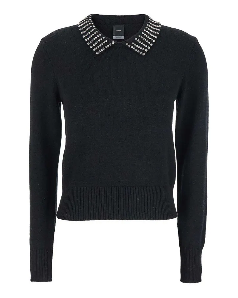 Pinko U-Boot-Pullover - Schwarz Schwarz
