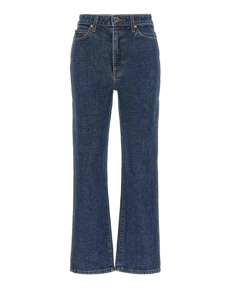 KHAITE Schlagjeans - Blau Blau
