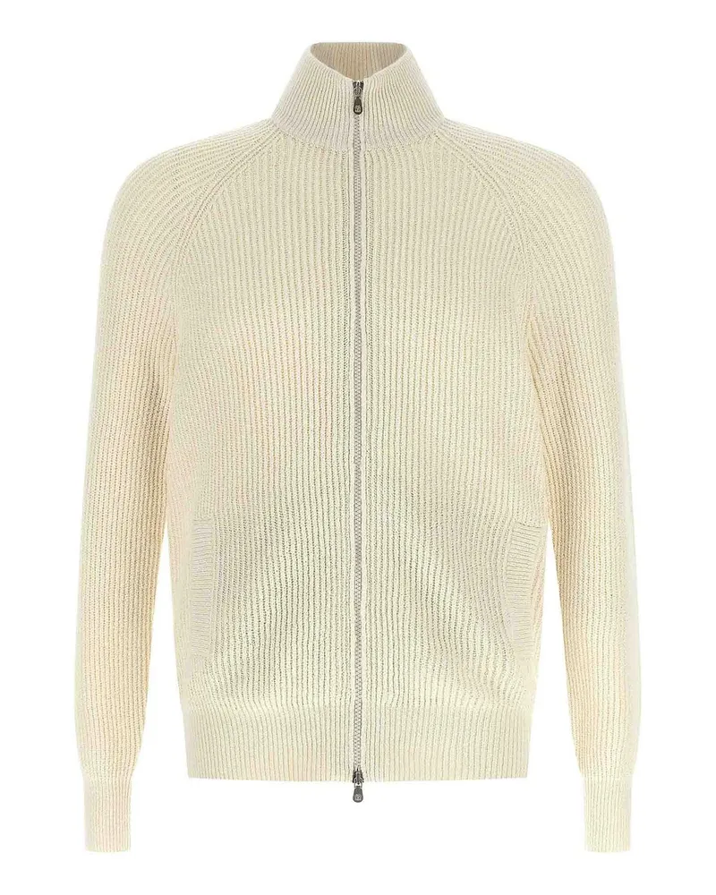 Brunello Cucinelli Cardigan - Weiß Weiß