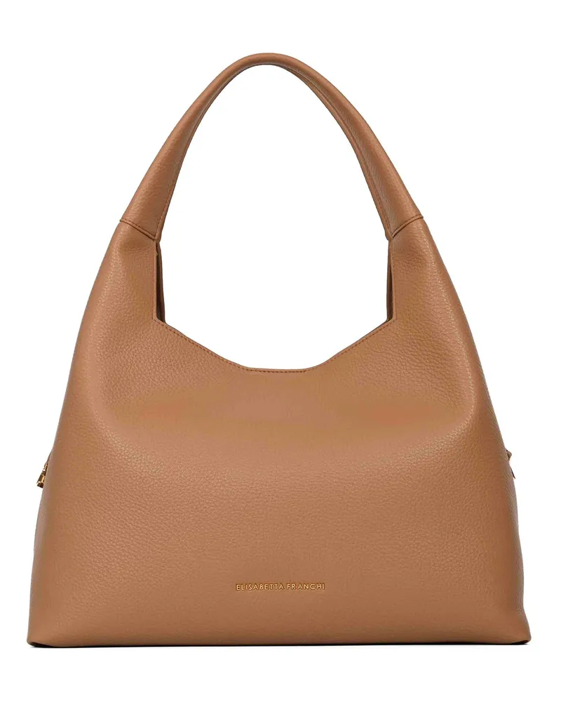 Elisabetta Franchi Schultertasche - Beige Beige