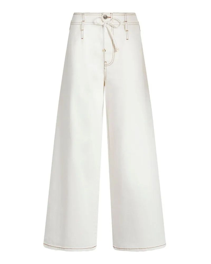 Etro Bootcut Jeans - Weiß Weiß