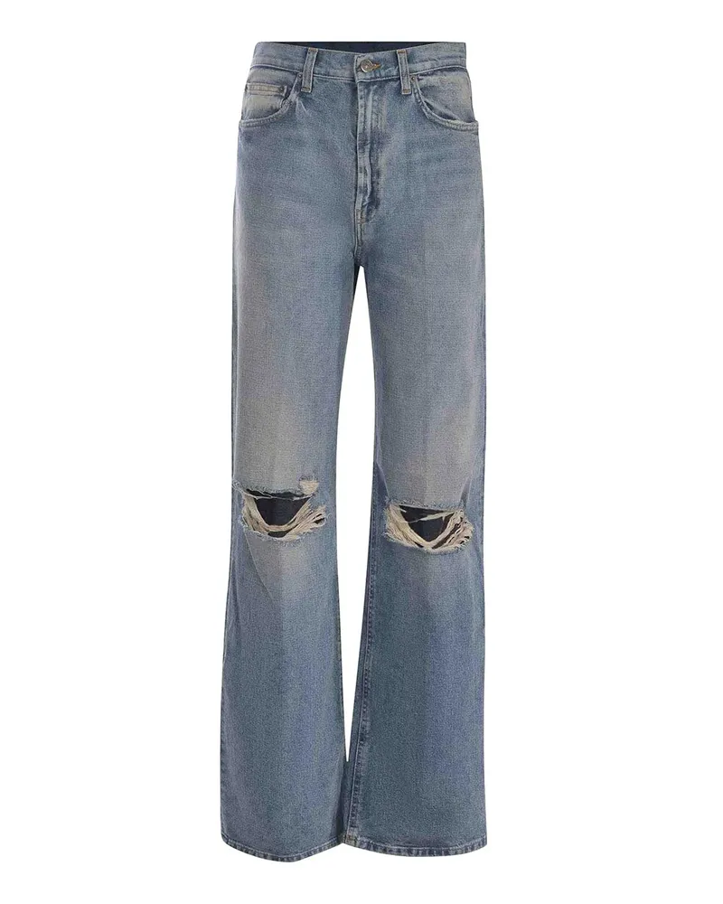 Dondup Straight Leg Jeans - Hellblau Hellblau