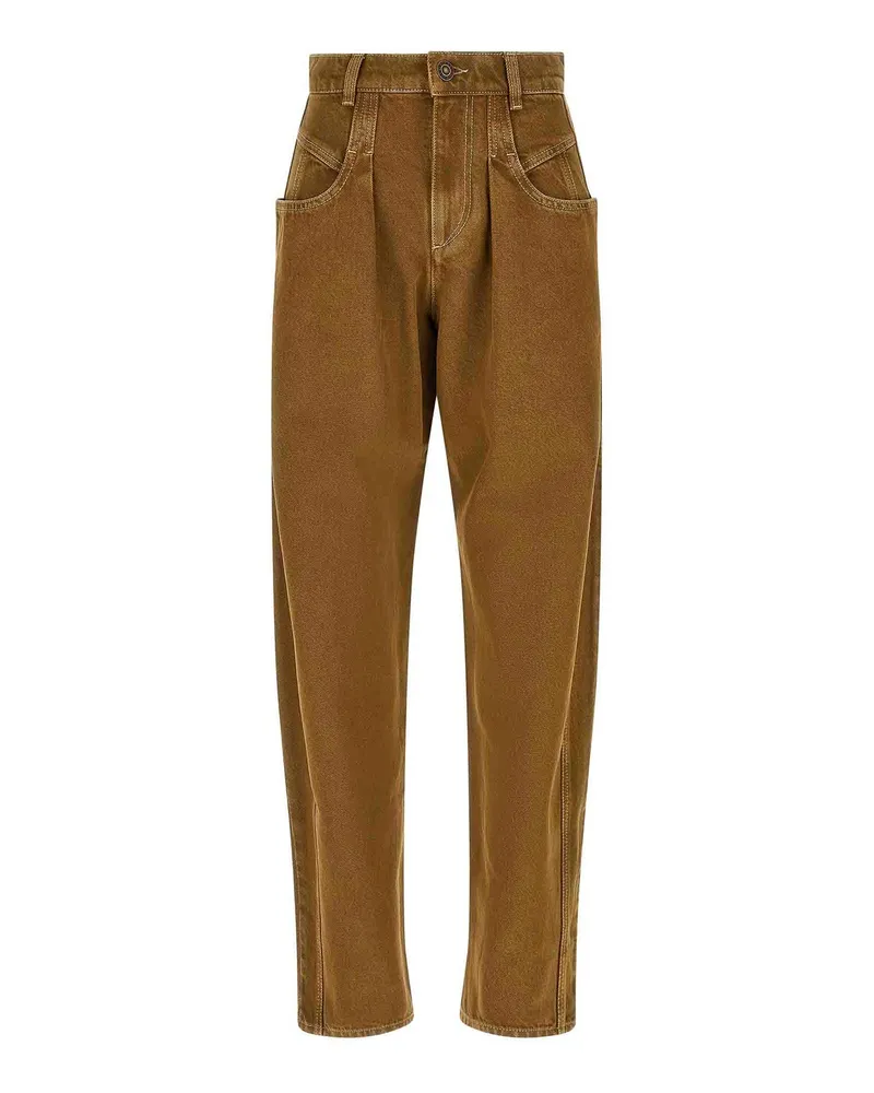Isabel Marant Straight Leg Jeans - Braun Braun