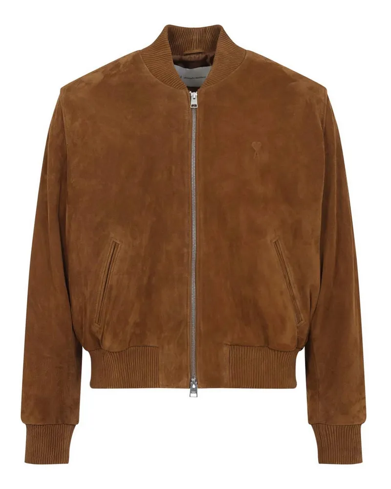 AMI Paris Bomberjacke - Braun Braun