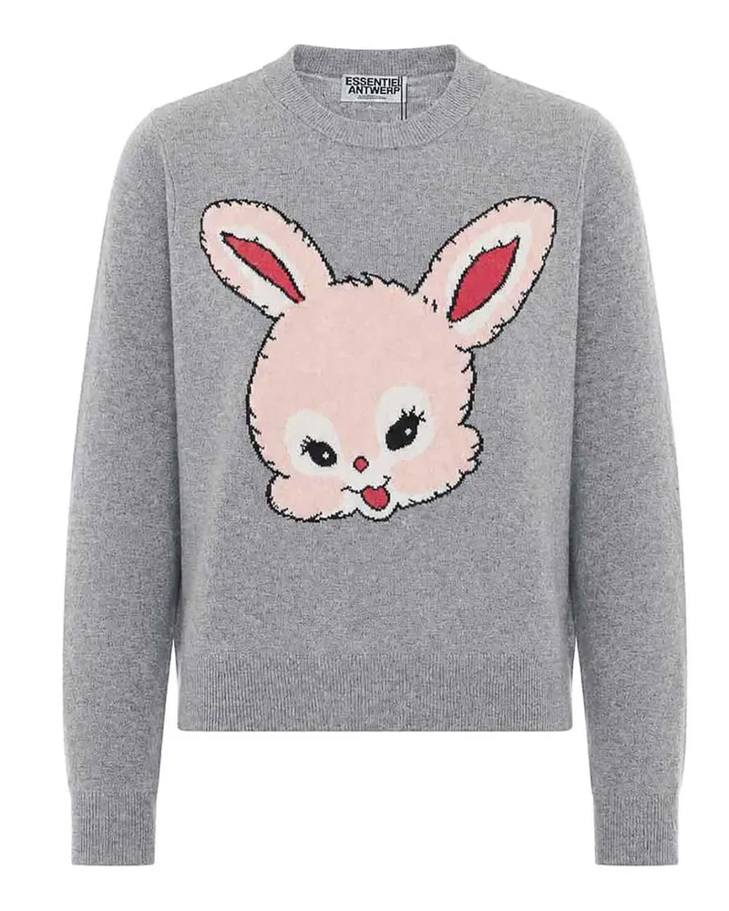 Essentiel Rundhalspullover - Grau Grau