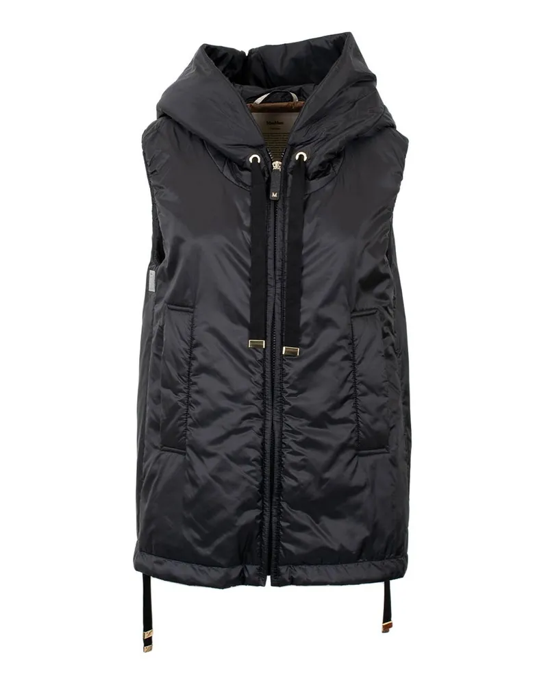 Max Mara Daunenmantel - Schwarz Schwarz
