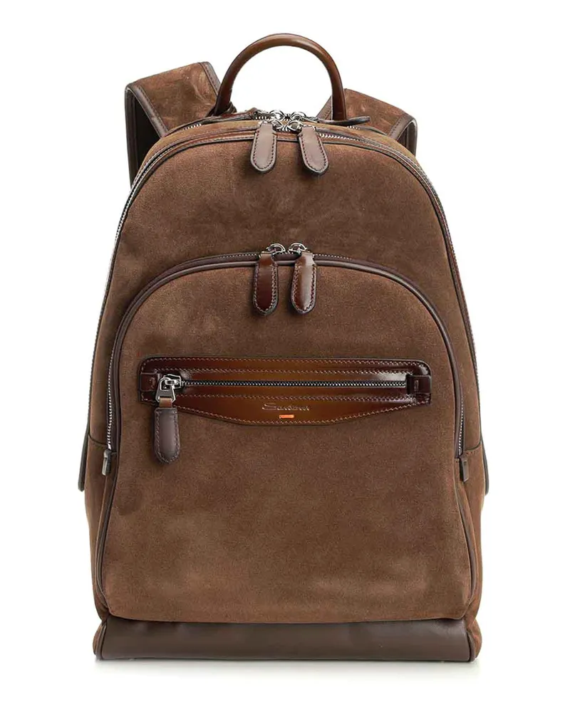 Santoni Rucksack - Braun 