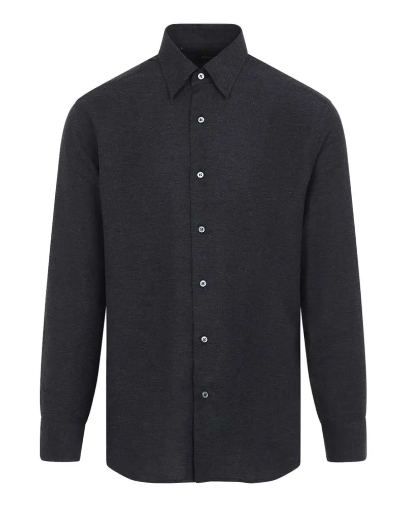 Brioni Hemd - Grau Grau