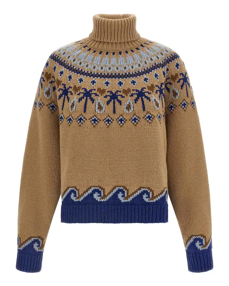 Alanui Rundhalspullover - Beige Beige