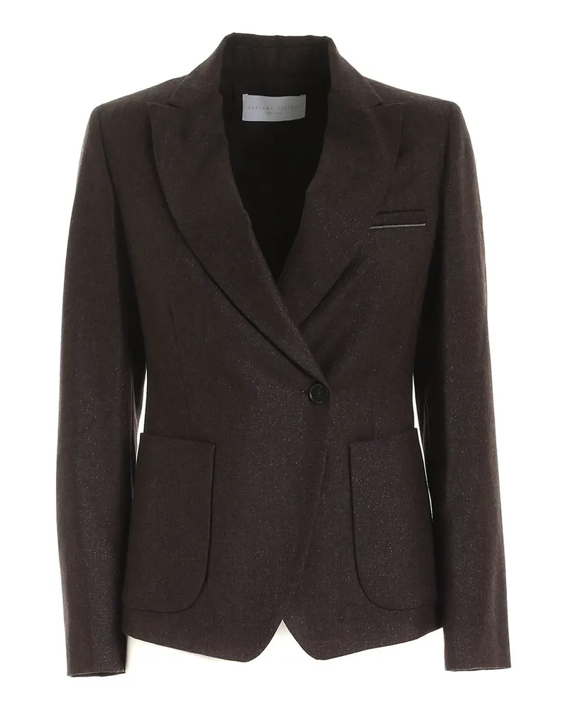 Fabiana Filippi Blazer - Grau Braun