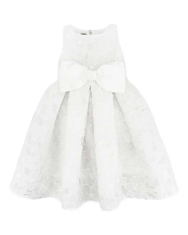 La Stupenderia Knielanges Kleid - Weiß Weiß