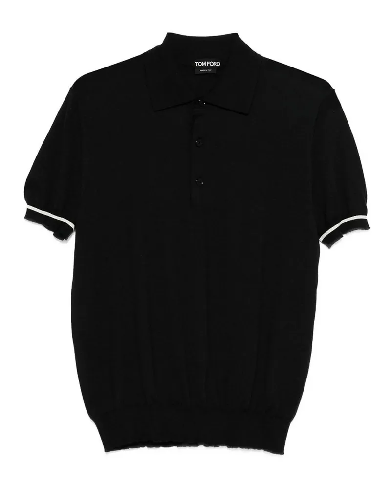 Tom Ford Poloshirt - Schwarz Schwarz