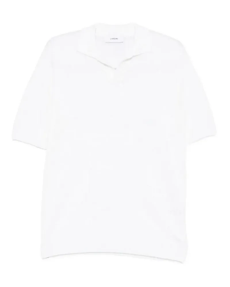 LARDINI Poloshirt - Weiß Weiß