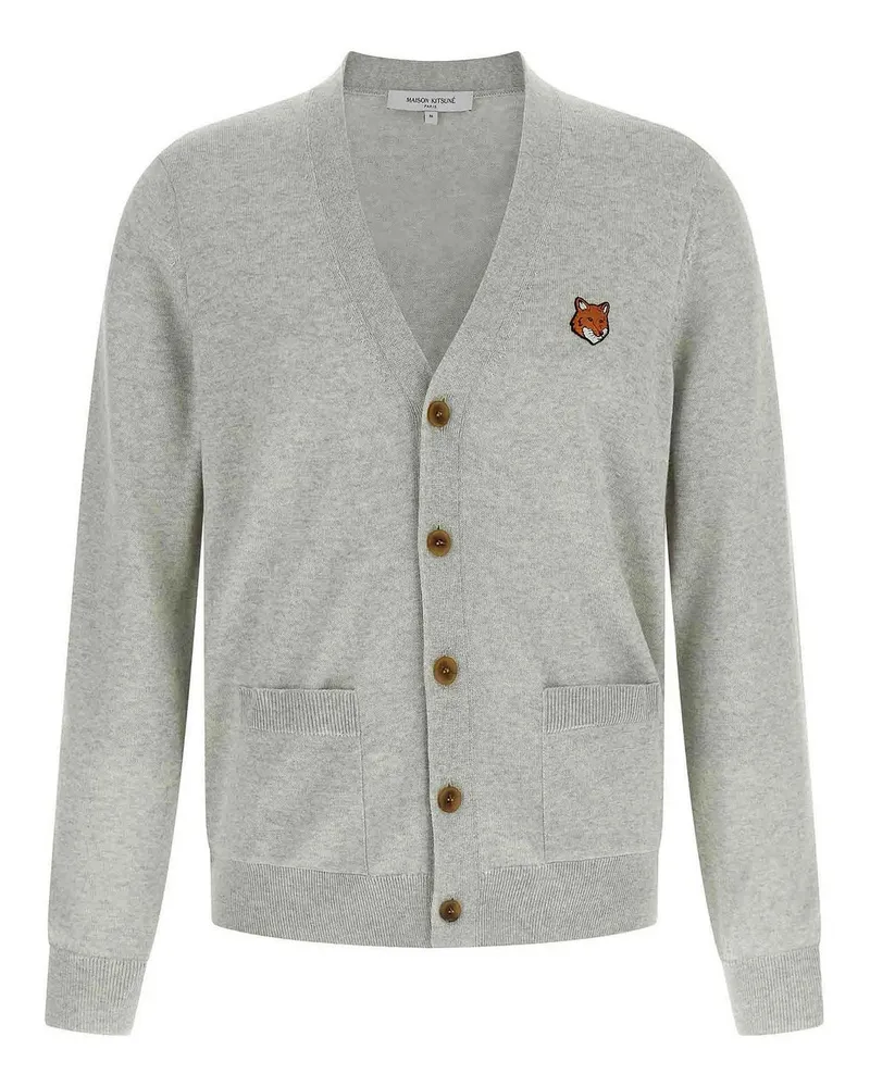 Kitsuné Cardigan - Grau Grau