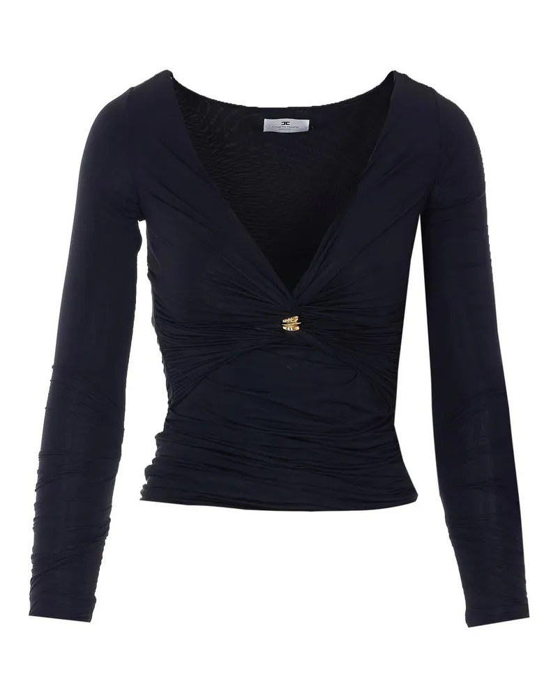 Elisabetta Franchi Top - Schwarz Schwarz
