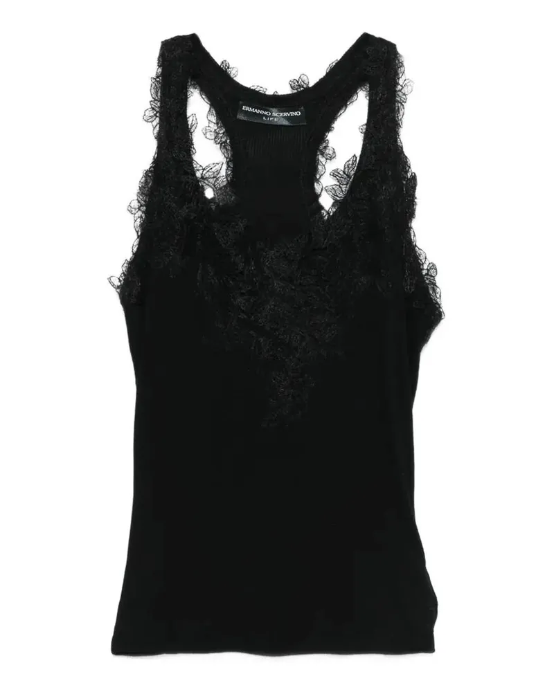 Ermanno Scervino Top - Schwarz Schwarz