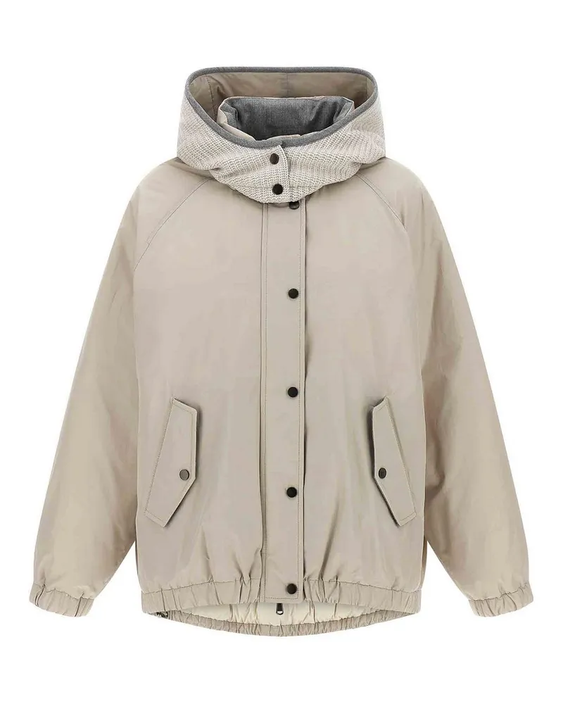 Brunello Cucinelli Daunenjacke - Grau Grau