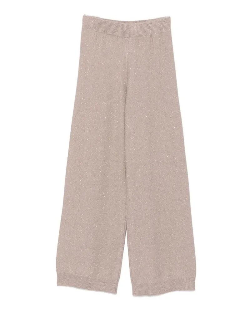 Fabiana Filippi Casual Hose - Dunkelbeige Dunkelbeige