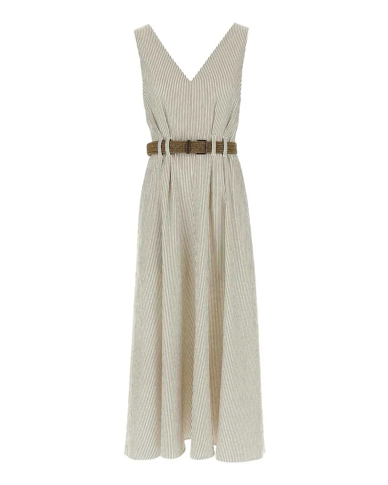 Brunello Cucinelli Abendkleid - Weiß Weiß