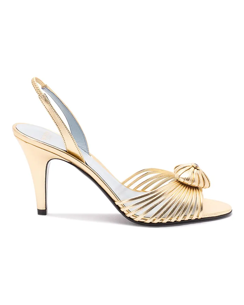 Valentino Garavani Sandalen - Dunkelblau Gold