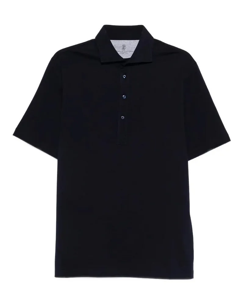 Brunello Cucinelli Poloshirt - Blau Blau