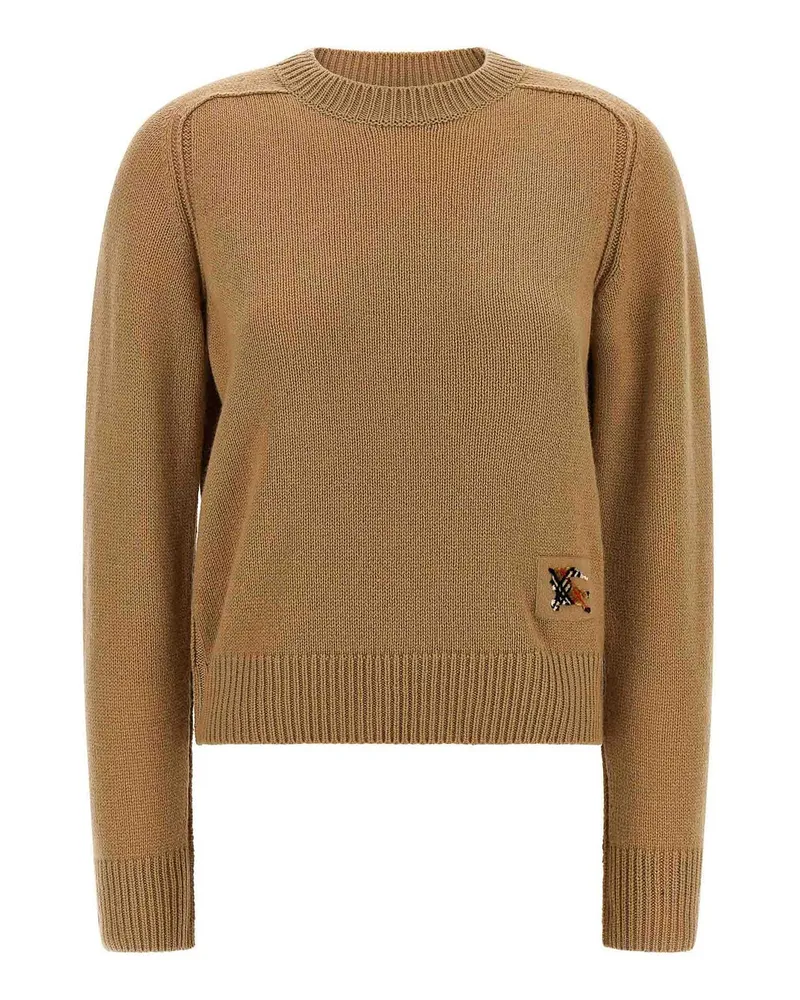 Burberry Rundhalspullover - Braun Braun