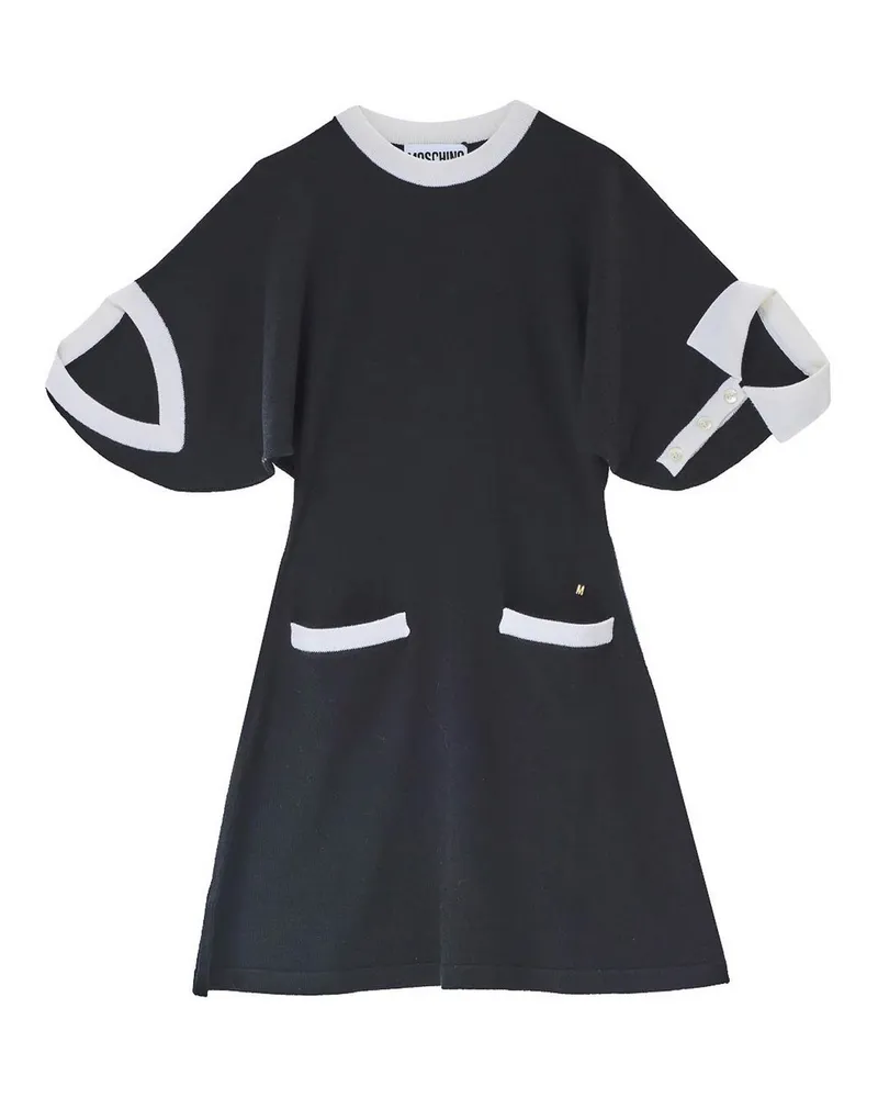 Moschino Knielanges Kleid - Schwarz Schwarz