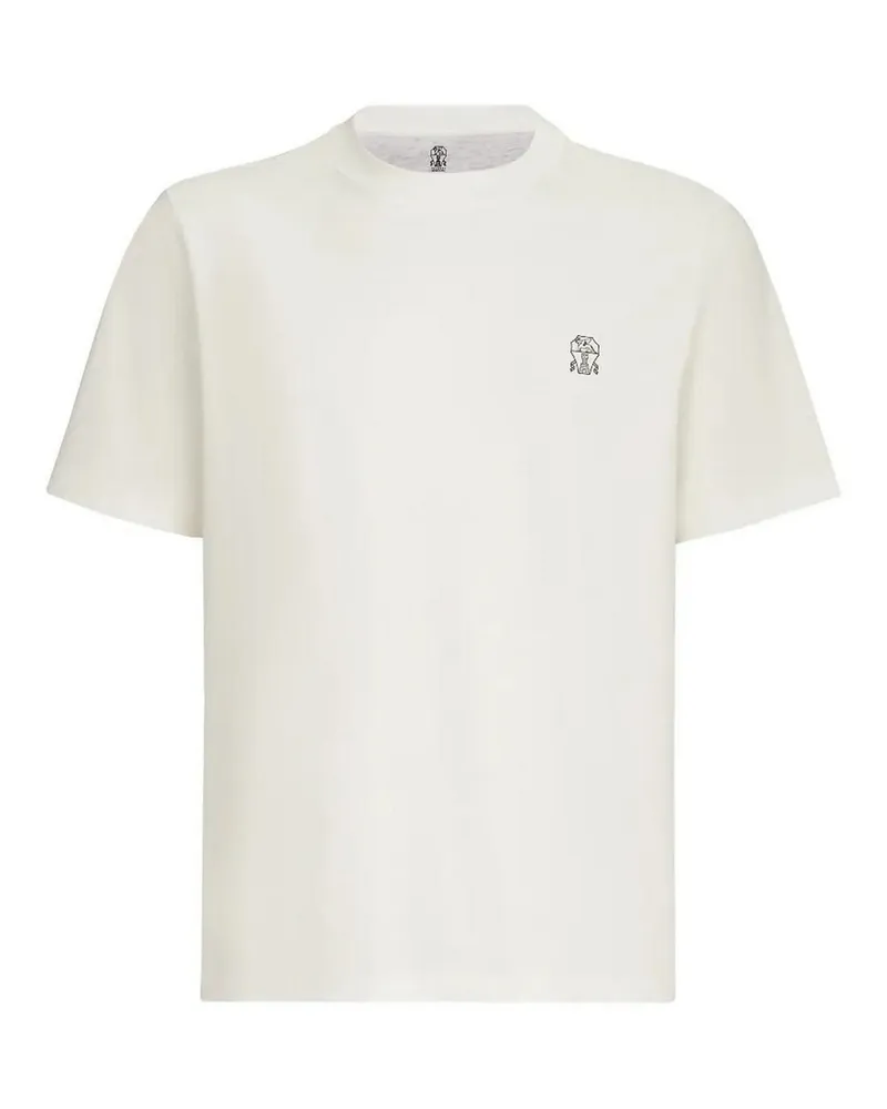 Brunello Cucinelli T-Shirt - Weiß Weiß