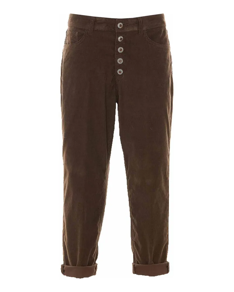 Dondup Straight Leg Jeans - Braun Braun