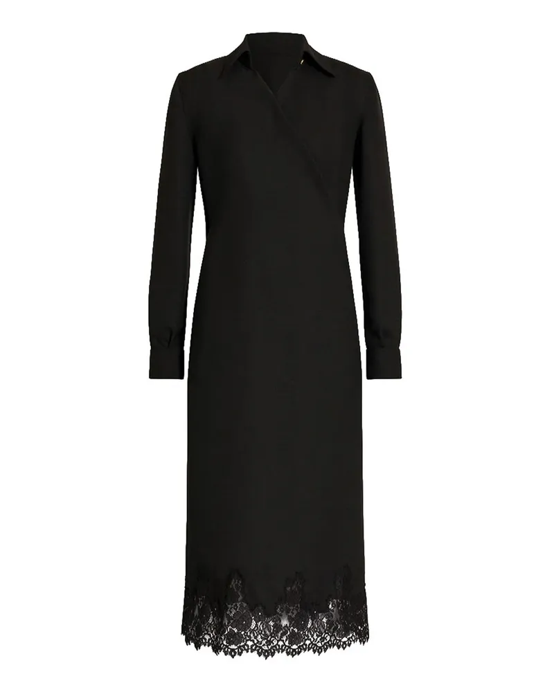 Alberta Ferretti Knielanges Kleid - Schwarz Schwarz