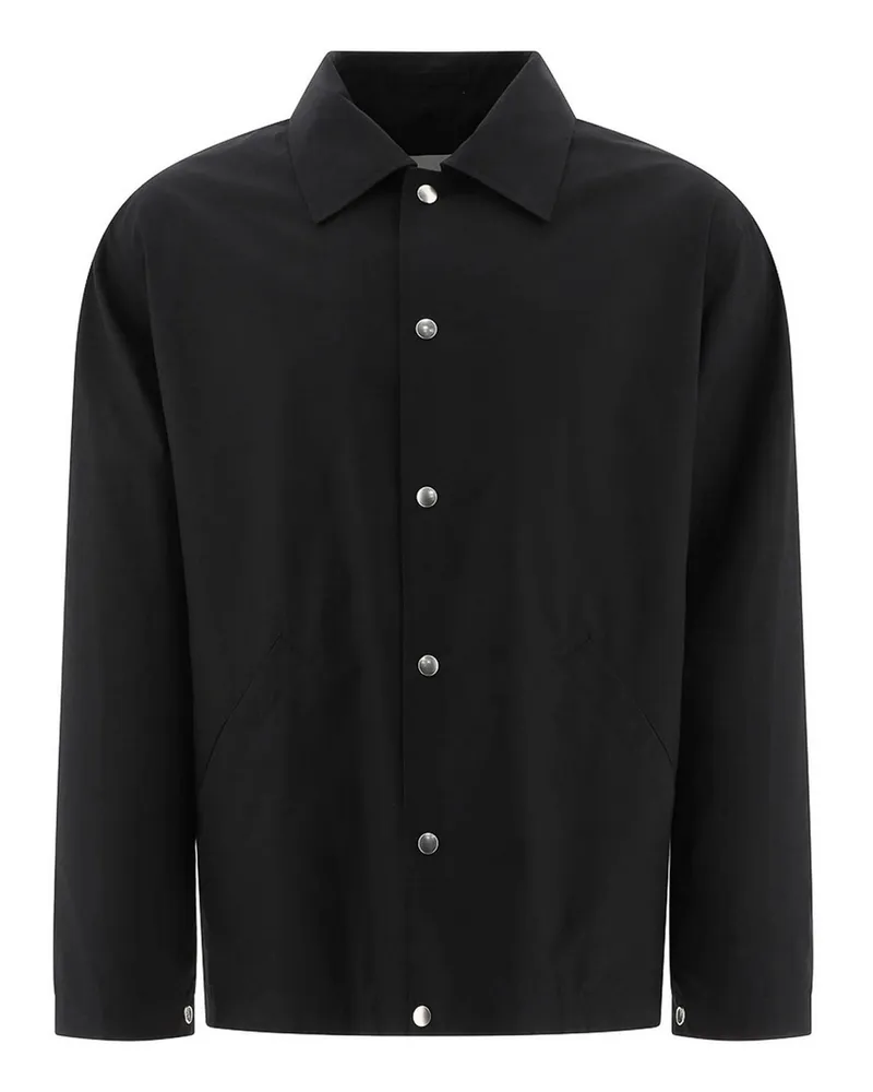 Jil Sander Knielanger Mantel - Schwarz Schwarz