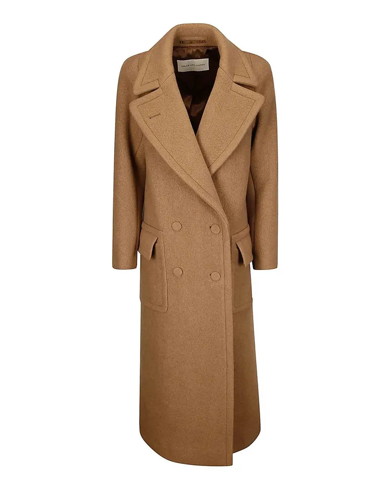 Dries van Noten Kurzer Mantel - Camel Camel