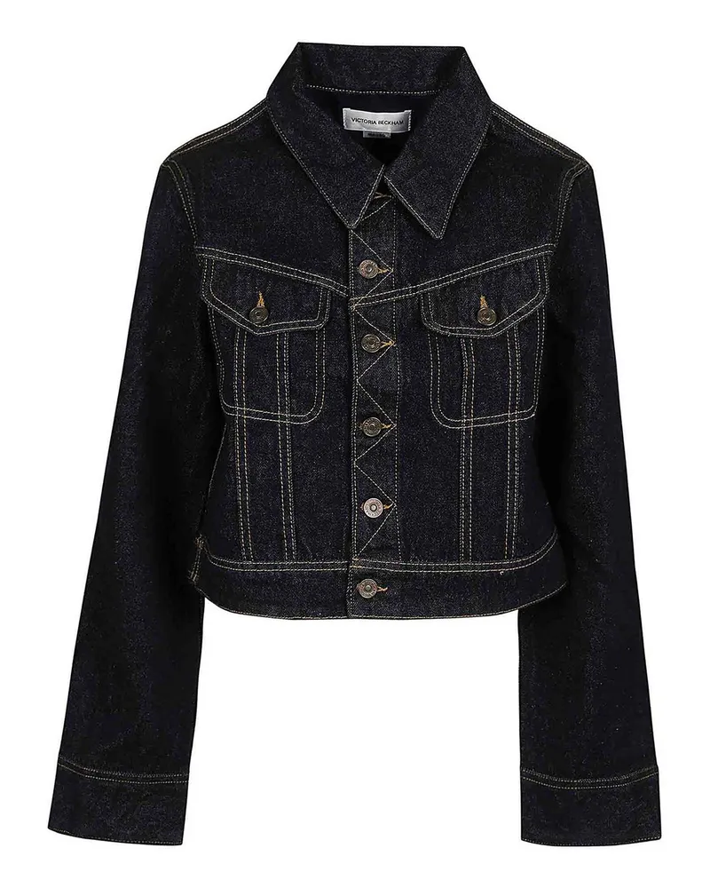 Victoria Beckham Casualjacke - Jeansblau Jeansblau